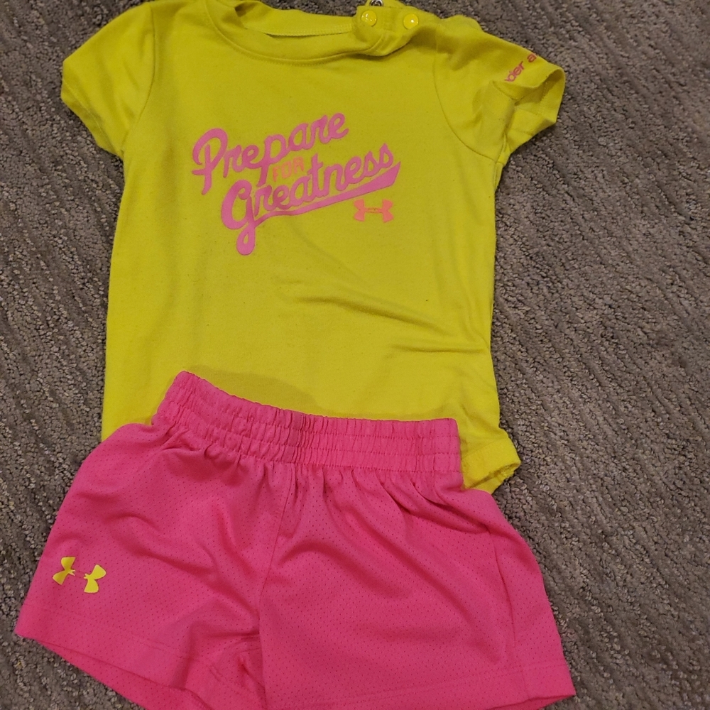 9-12 months under Armour outfit